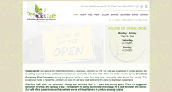 Desktop Screenshot of oneacrecafe.org